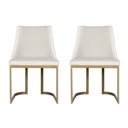 Gia Beige Dining Chair - Set of Two