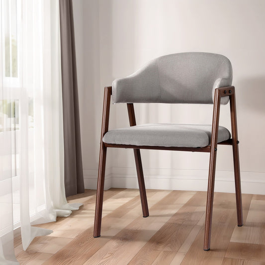 Camille Grey Chair - Set of Two – luxury accent chair by Interior Ave