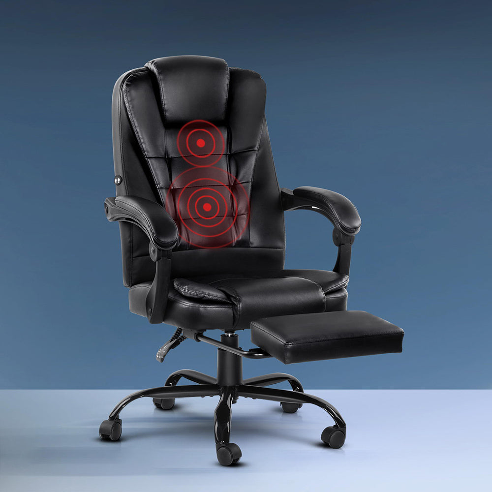 Executive Massage Office Chair - Black