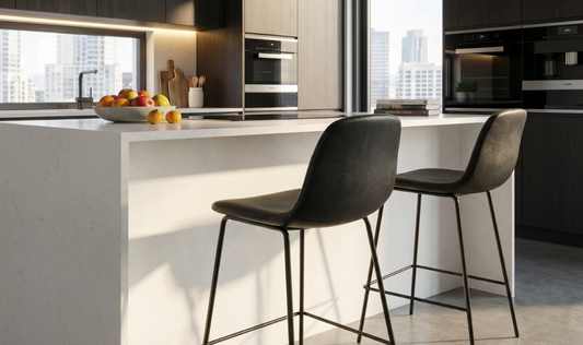 Marlo Black - Designer Bar Stool by Interior Ave