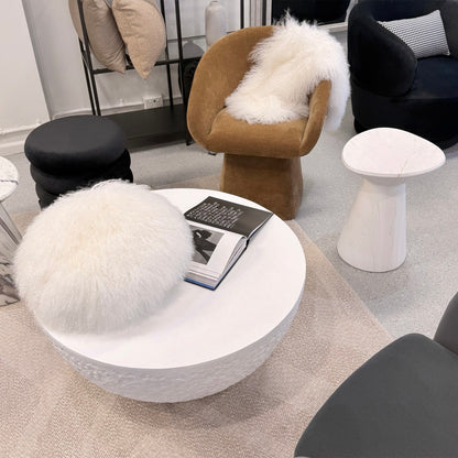 Merlo Swivel Chair in Cinnamon