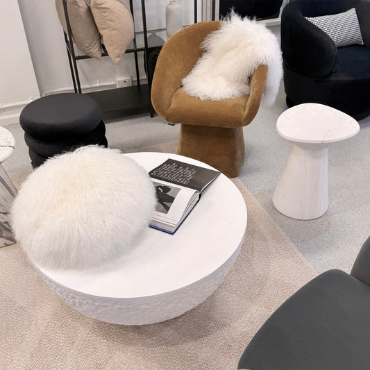 Merlo Swivel Chair in Cinnamon