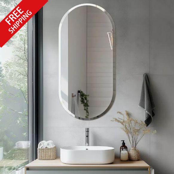 Monarch Frameless Wall Mirror – Designer mirror by Interior Ave
