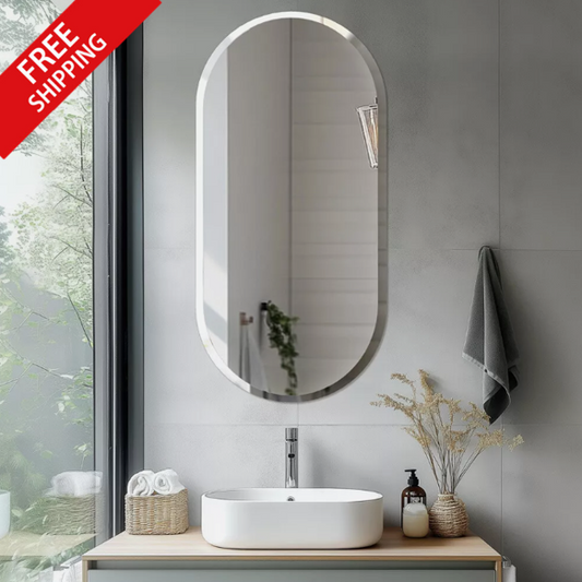 Monarch Frameless Wall Mirror – Designer mirror by Interior Ave