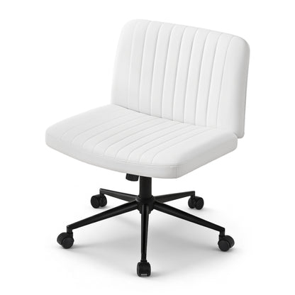 Cosmo Armless Office Chair – White