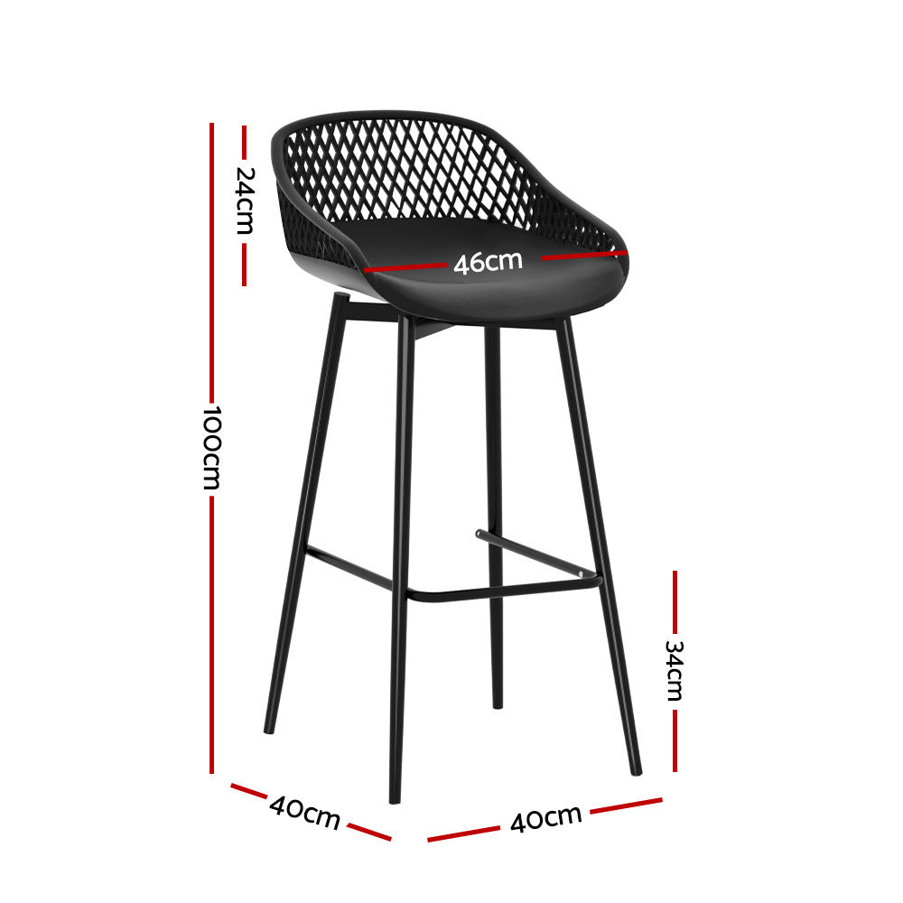 CASCADE 2 PIECE OUTDOOR BAR STOOLS