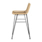 Urban Wicker Bar Stool - Set of Two - Natural