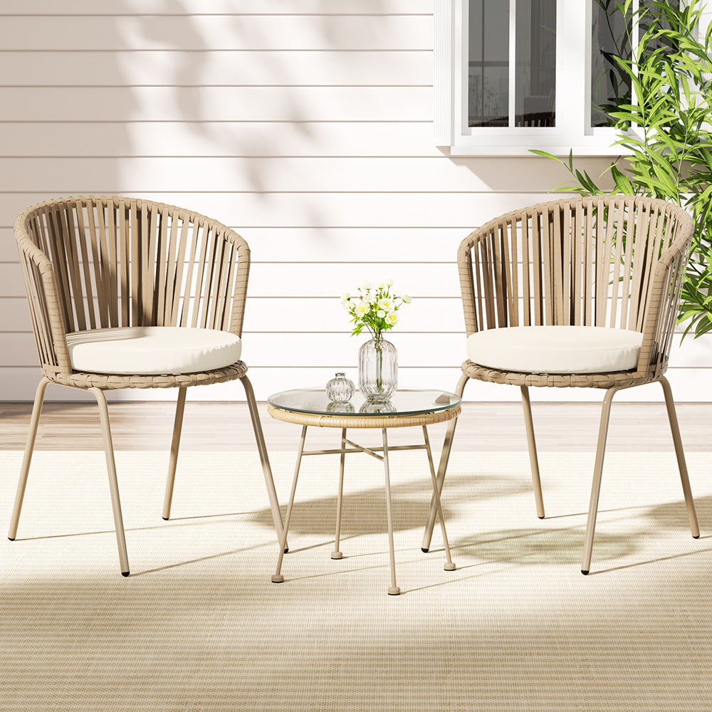 Tuscany Outdoor Bistro Set - 3 Piece