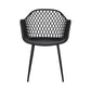 Cascade Outdoor Chair - Black - Set of Four