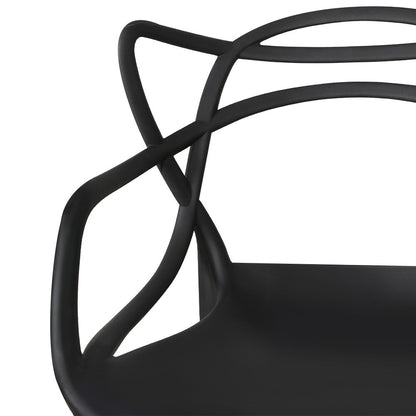 Zephyr Outdoor Chair - Black - Set of Four
