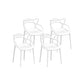 ZEPHYR OUTDOOR CHAIR - SET OF 4 WHITE