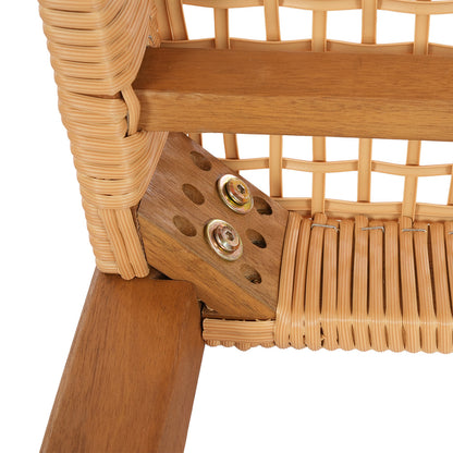Marbella Wicker Bench