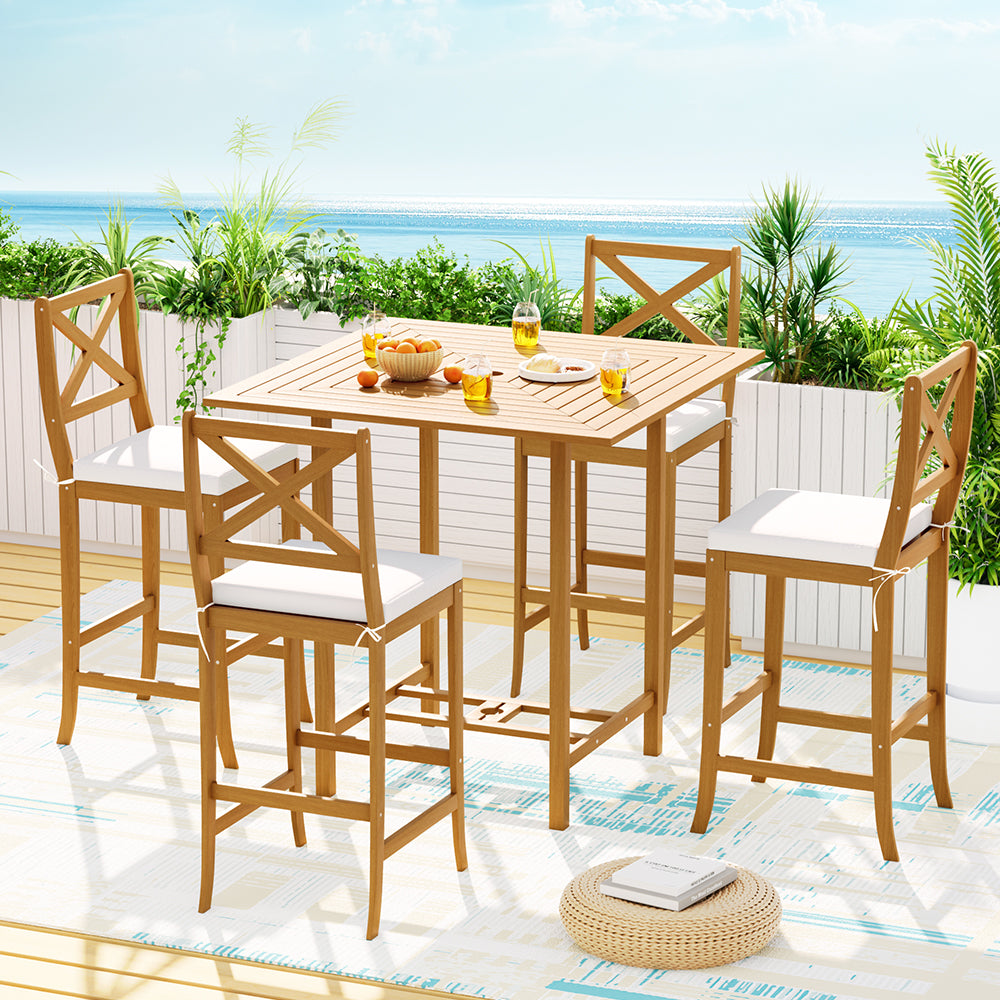 PROVENCE OUTDOOR BAR SET - 5 PIECE