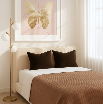 Opal 3-Light  Floor Lamp - Gold