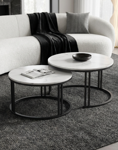 Premier Nested Coffee Table Set - Black – premium furniture by Interior Ave