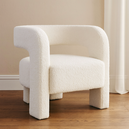 Portia Arm Chair - Off White