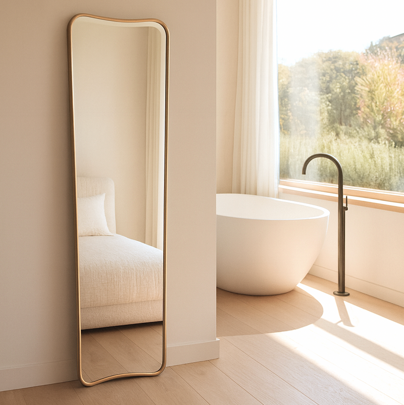 Pierre Gold Frame Decorative Wall Mirror