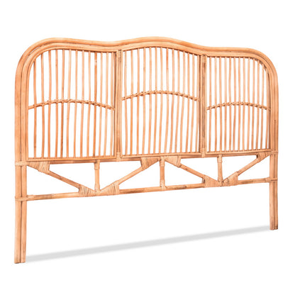 Harlowe Bed Headboard Rattan - Queen