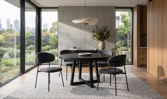 Seraphina Fabric Dining Chair - Mineral Grey | Stylish Dining Chair by Interior Ave