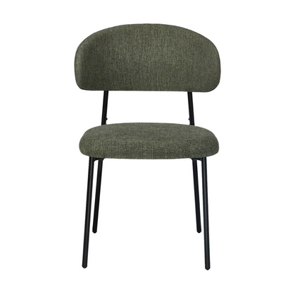 Seraphina Fabric Dining Chair - Olive Green | Stylish Dining Chair by Interior Ave