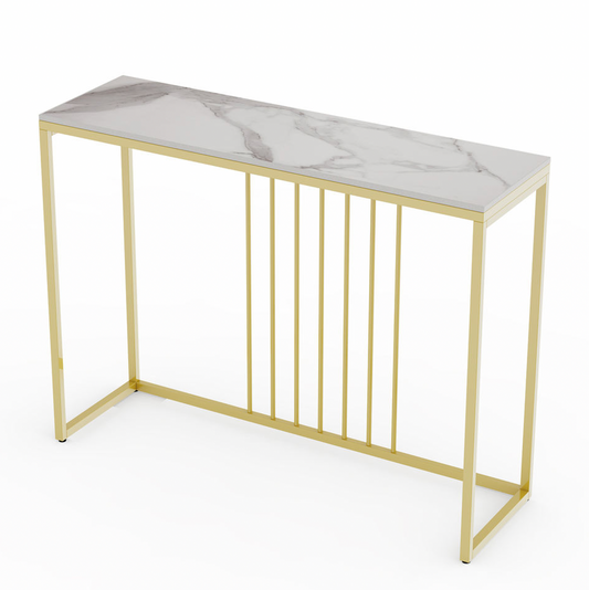 STONE MARBLE CONSOLE - GOLD