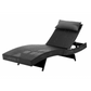 TIDES WICKER SUN LOUNGER - BLACK