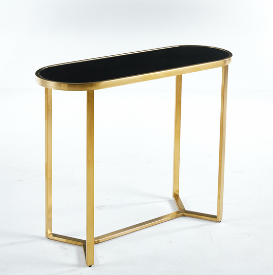 GISELLE BLACK CONSOLE TABLE