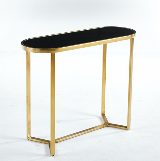 Giselle Hallway Console Table - Gold – premium furniture by Interior Ave