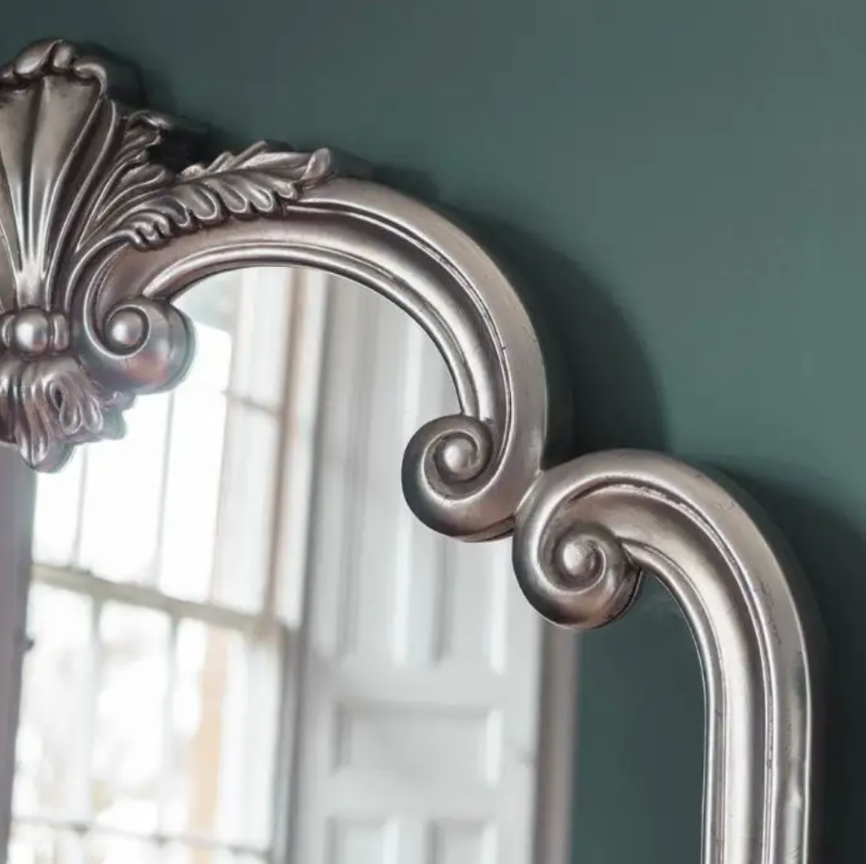 PALACIO LEANER MIRROR - ANTIQUE SILVER