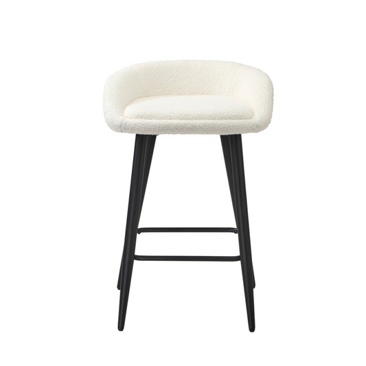 Brosa Boucle Bar Stool – Furniture Hire