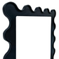 Freya Scallop Mirror - Black