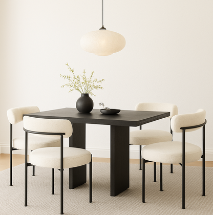 Ivy Boucle Dining Chair - Set of Two
