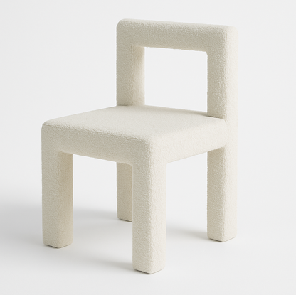 Forma Dining Chair - White Boucle