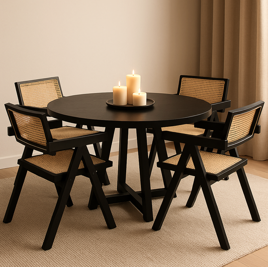Henne Round Dining Table - 120cm