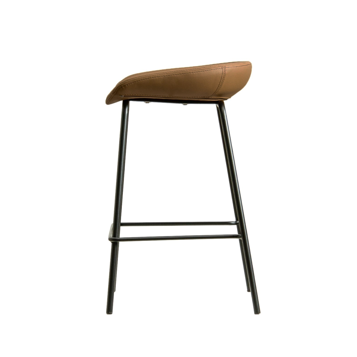 Tribeca Leather Bar Stool - Tan