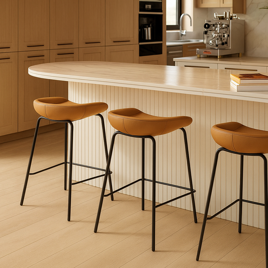 Tribeca Bar Stool - Tan – modern bar stool by Interior Ave