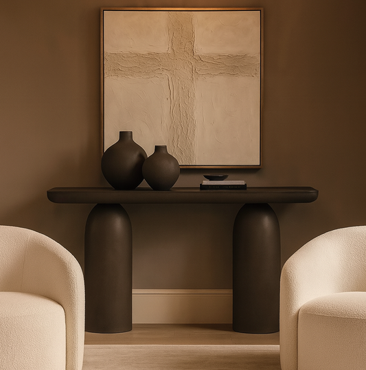 Roma Console Table - Charcoal