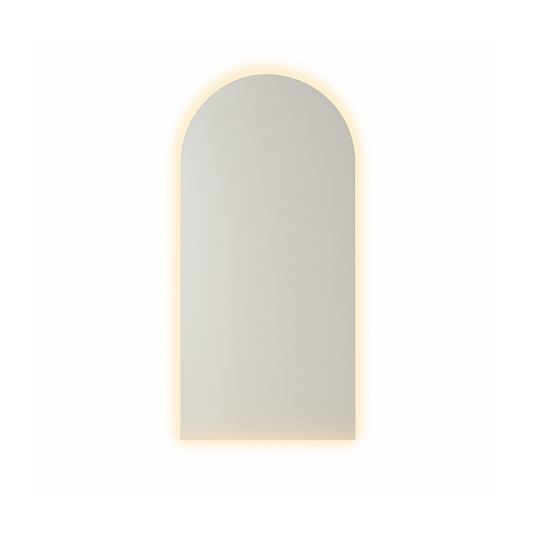 Halo Backlit LED Arched Mirror