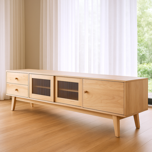 Ari TV Cabinet Entertainment Unit 180CM - Furniture Hire
