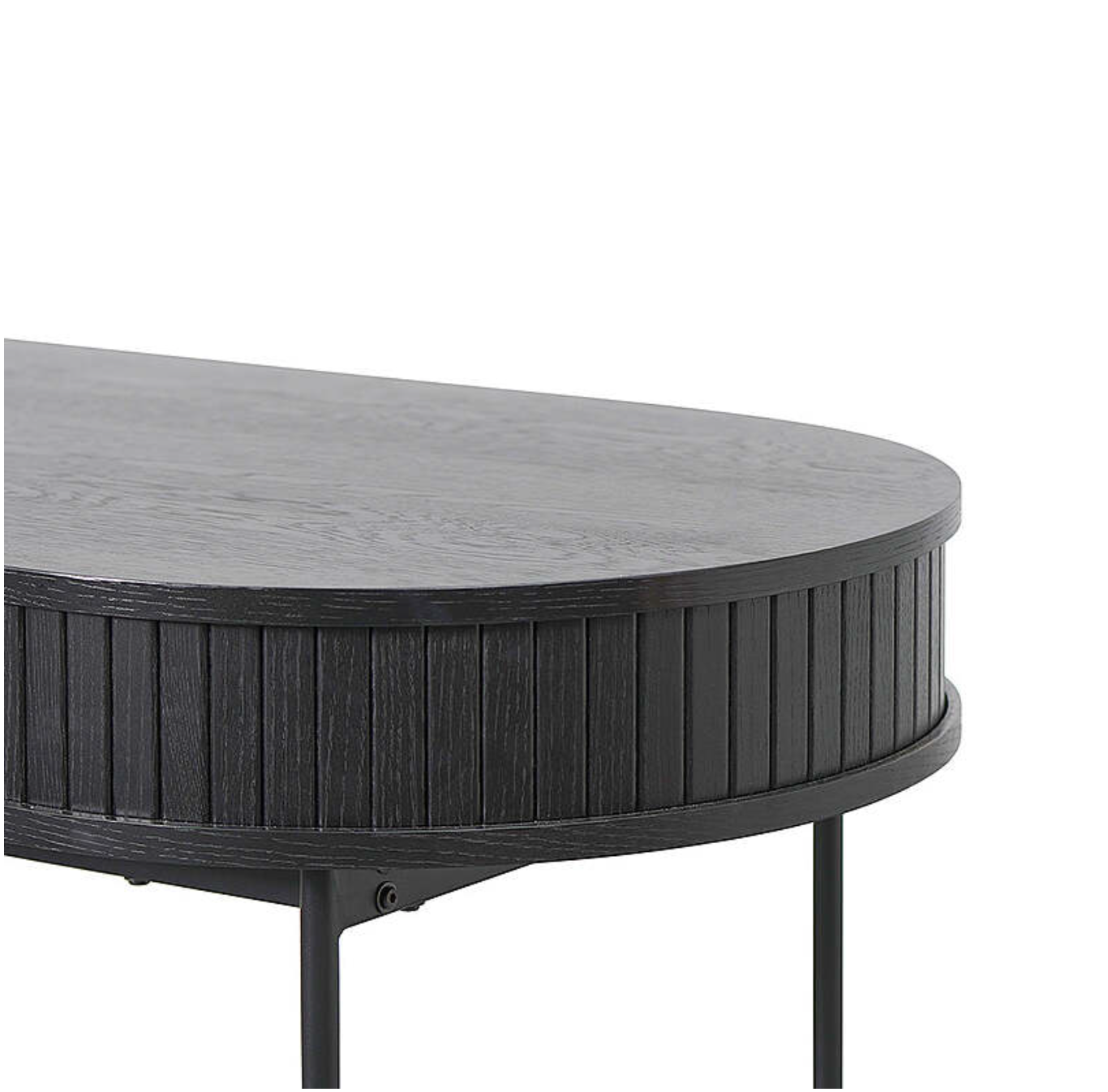 Rafael Office Desk Black - Furniture Hire