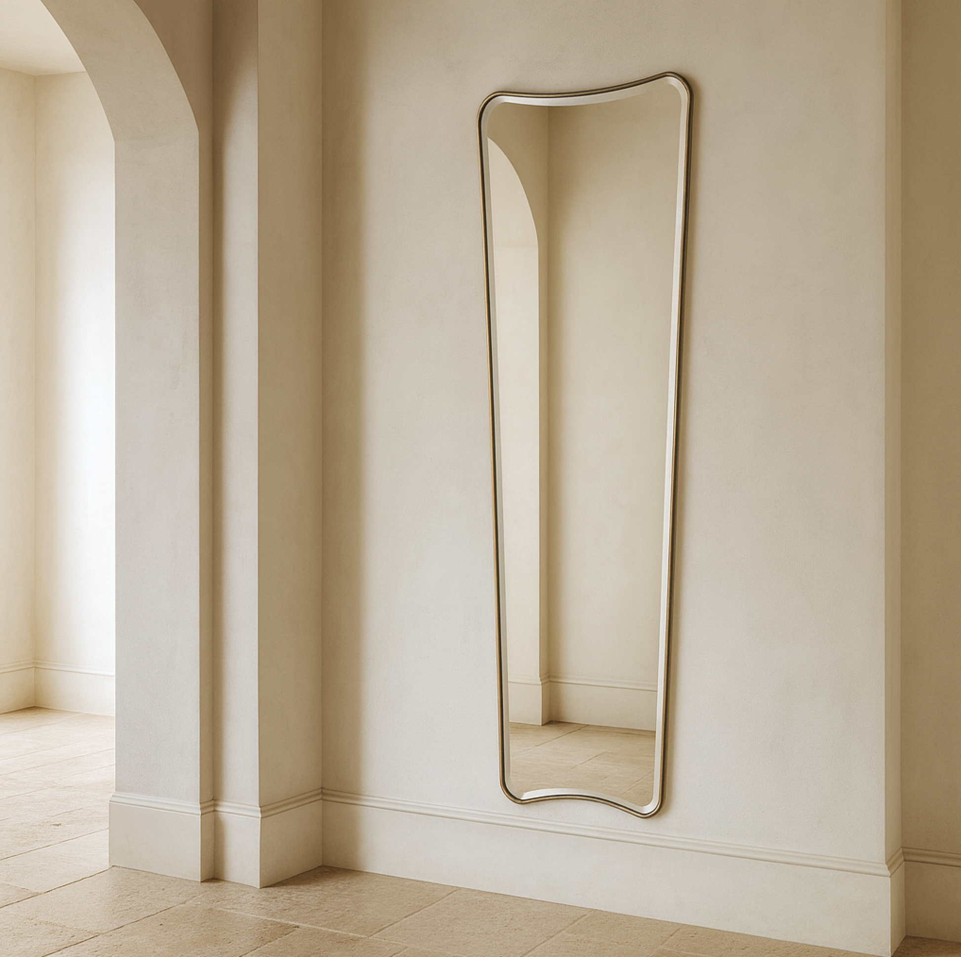 Pierre Gold Frame Decorative Wall Mirror - Interior Ave