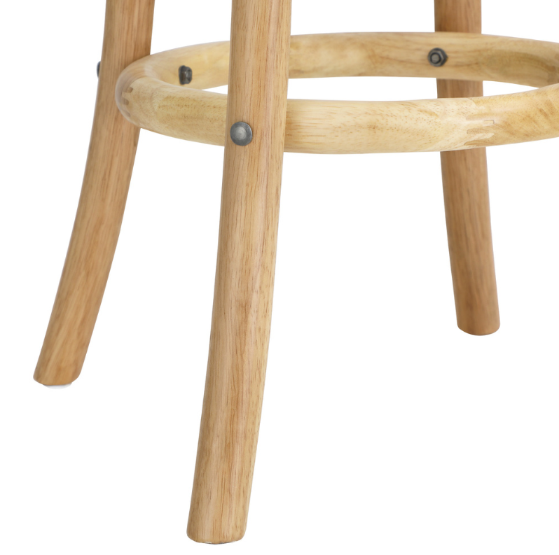 Aston Rattan Bar Stool - Natural - Set of Two