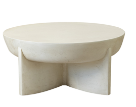 Zelda Stone Coffee Table - Sand