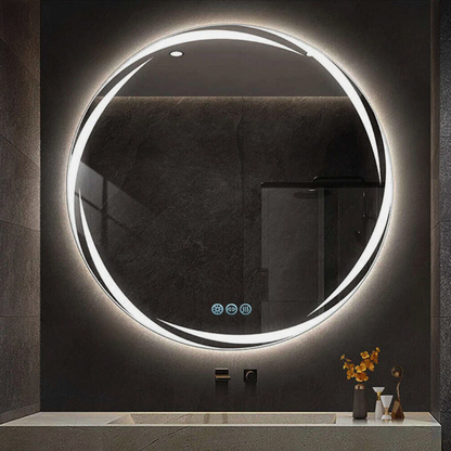 60cm Round Halo LED Bathroom Mirror