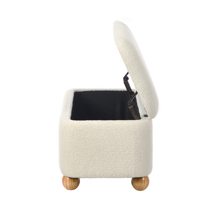 Orion Storage Bench Ottoman - Off White