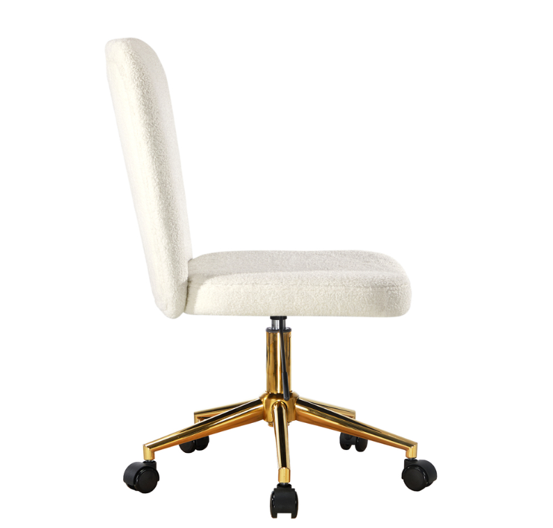 Herman Boucle Office Chair - White