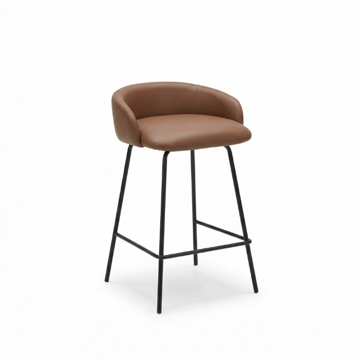Tribeca Bar Stool - Tan Leather