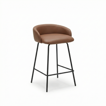 Tribeca Bar Stool - Tan Leather