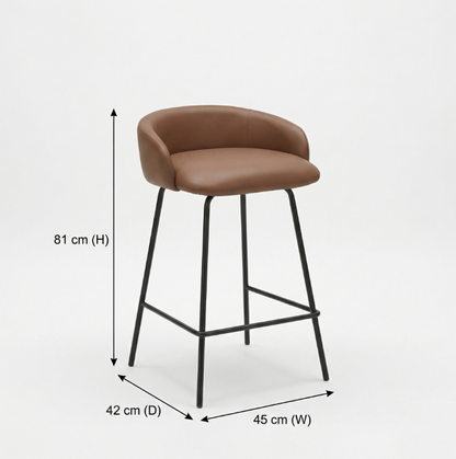 Tribeca Bar Stool - Tan Leather
