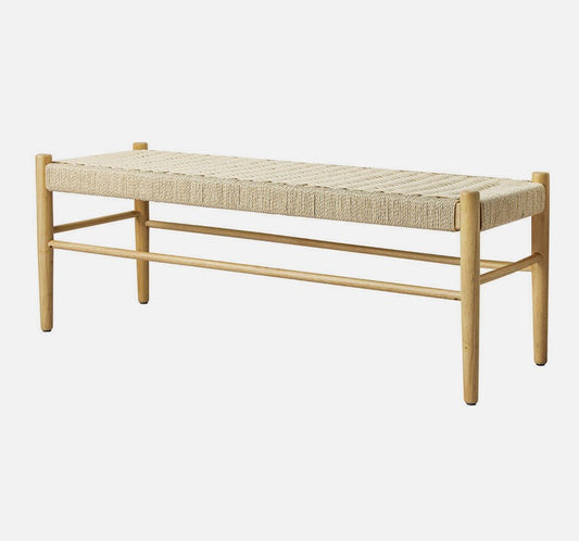 Natural Rattan Bench